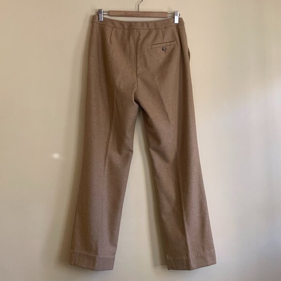 VINTAGE 90s RALPH by Ralph Lauren Wool Wide Leg Trousers Women's Size 8 RARE - Picture 2 of 11